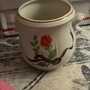 1976 Seymour Mann only a rose fine china vase 
Vintage